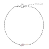 Elemental armband - Amethyst | Verguld en zilver